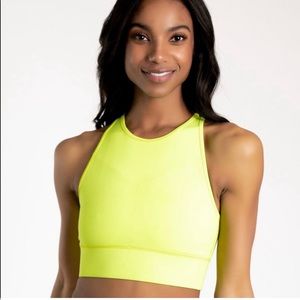 IVL Collective neon yellow sports bra